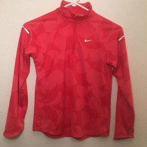 Nike Pro Dri Fit 1/4 Zip Fitted Girls Pullover